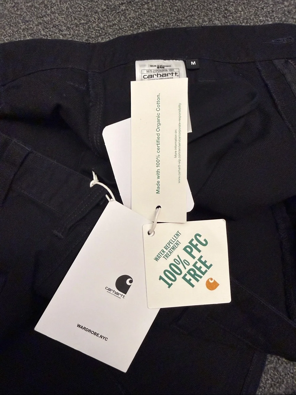 WARDROBE.NYC x Carhartt WIP Pierce Mini Skirt in Black